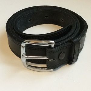 Black Leather Men’s Belt